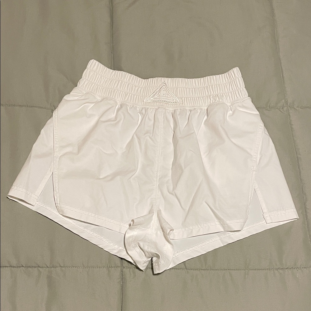 Free People Movement White Athletic Shorts
